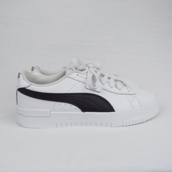 Puma Women's Size 9 Jada Renew Sneaker Lace Up White Black - Picture 1 of 6